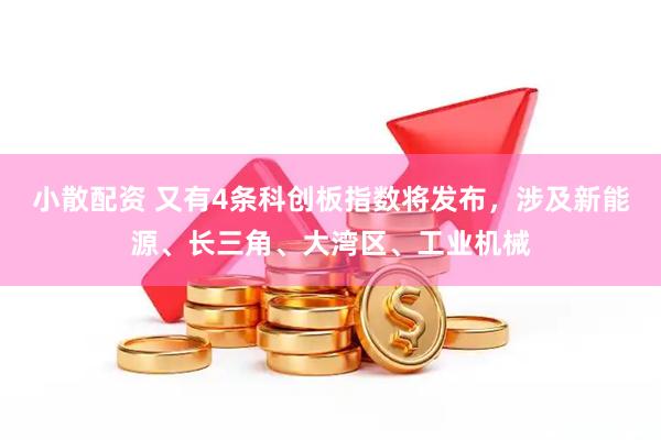 小散配资 又有4条科创板指数将发布，涉及新能源、长三角、大湾区、工业机械